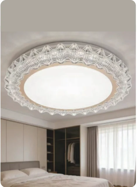 Plafonnier LED décoratif en acrylique — modèle Y60804
