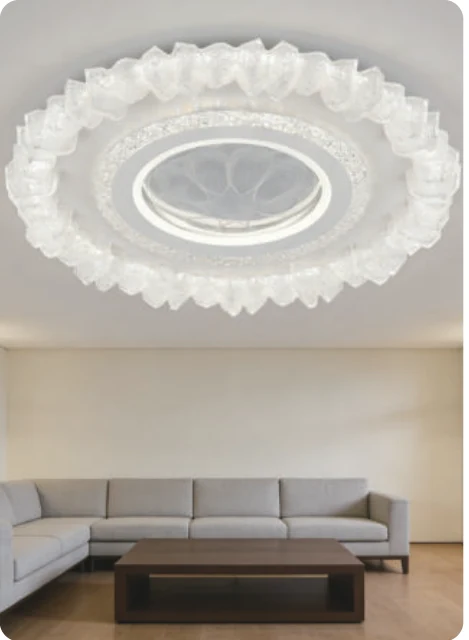Plafonnier LED décoratif en acrylique — modèle Y60806