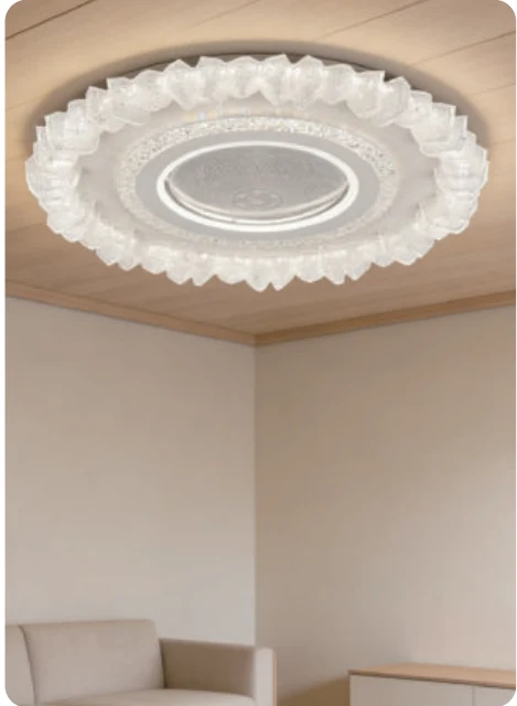 Plafonnier LED décoratif en acrylique — modèle Y60807