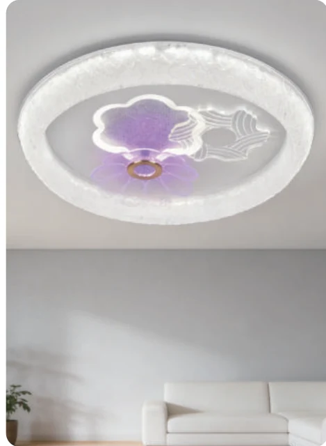 Plafonnier LED décoratif en acrylique — modèle Y60812