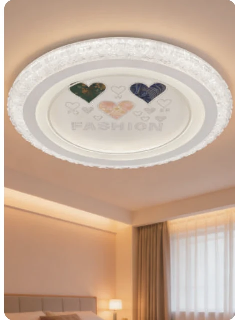 Plafonnier LED décoratif en acrylique — modèle Y60815