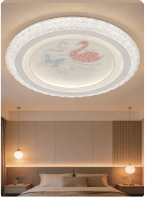 Plafonnier LED décoratif en acrylique — modèle Y60817