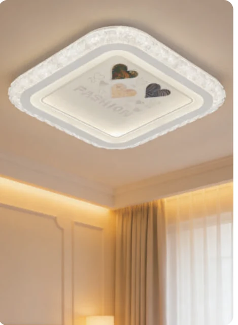 Plafonnier LED décoratif en acrylique — modèle Y60823