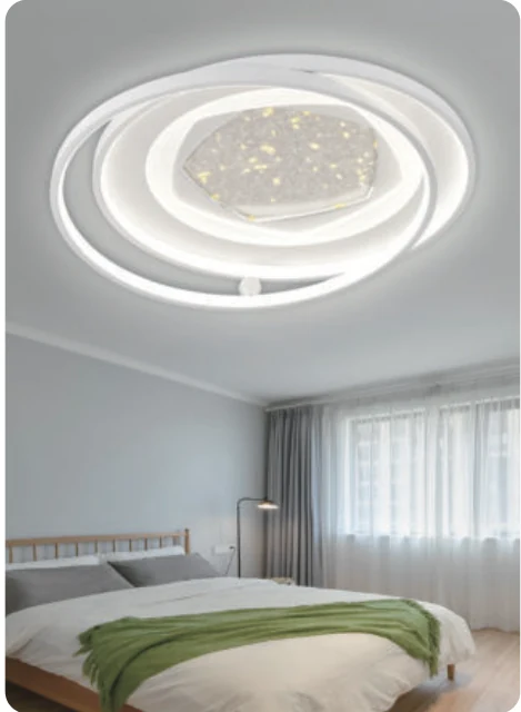 Plafonnier LED décoratif en acrylique — modèle Y60827