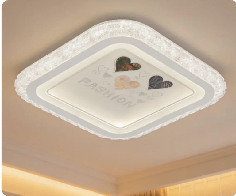 Plafonnier LED décoratif en acrylique — modèle Y60832
