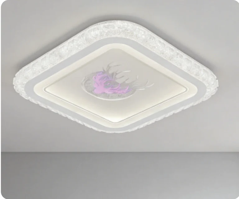Plafonnier LED décoratif en acrylique — modèle Y60835
