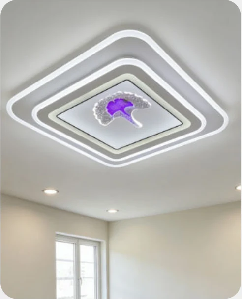 Plafonnier décoratif en acrylique — modèle Y60783