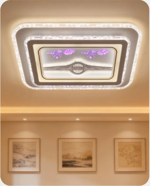 Plafonnier décoratif en acrylique — modèle Y60795