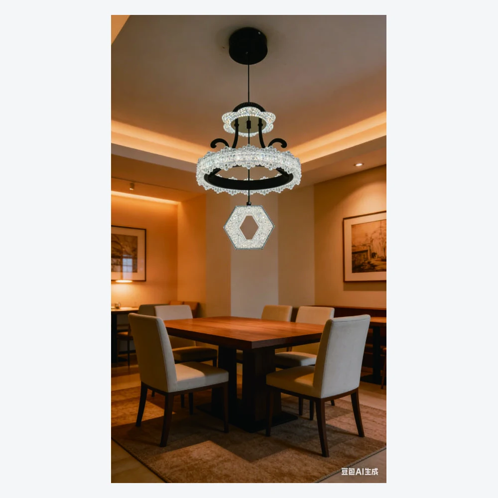 Suspension LED décorative pour salle à manger — modèle Y12369