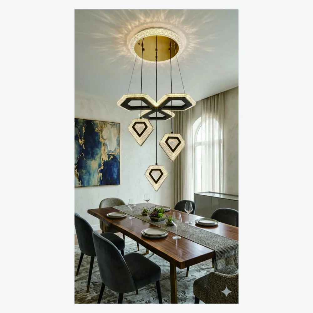 Suspension LED décorative pour salle à manger — modèle Y12385