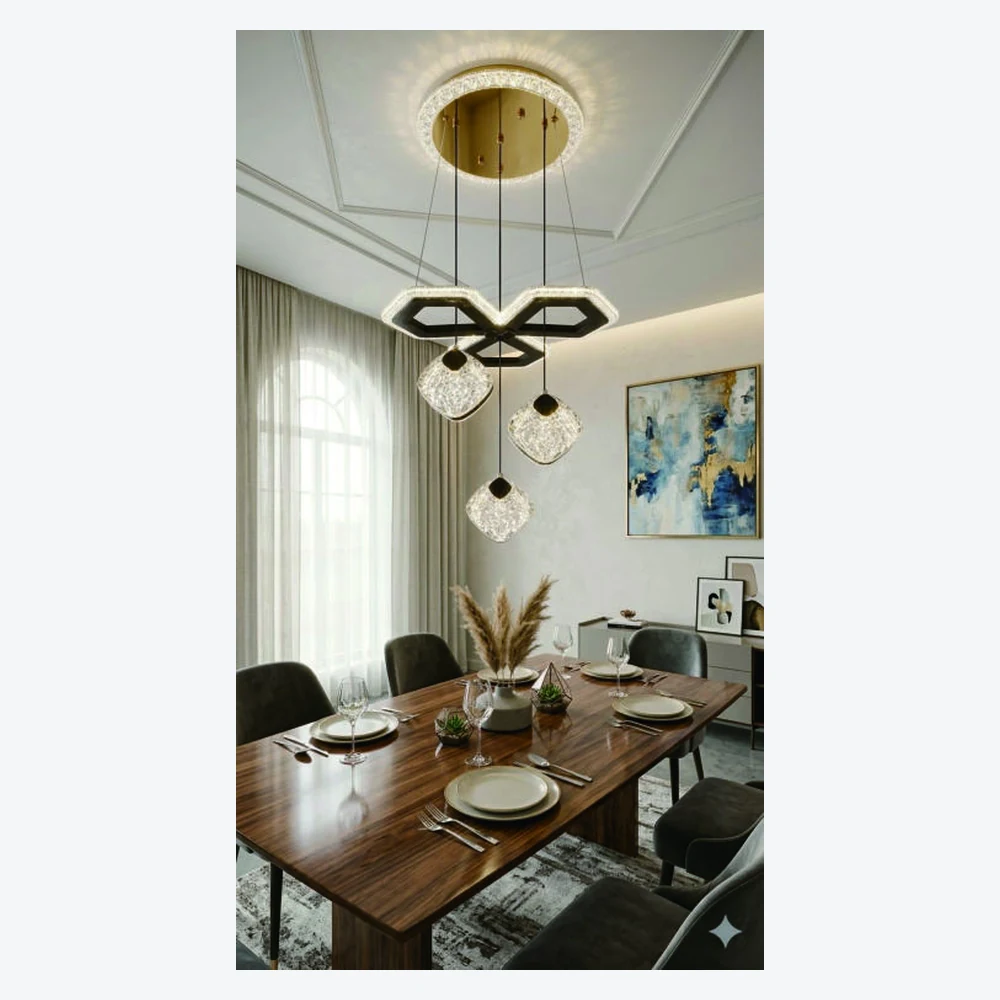 Suspension LED décorative pour salle à manger — modèle Y12387