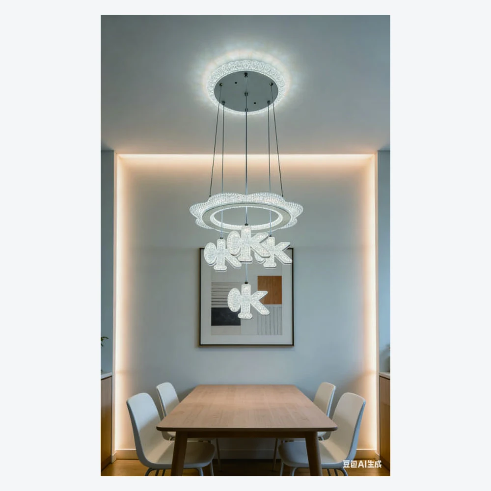 Suspension LED décorative pour salle à manger — modèle Y12418