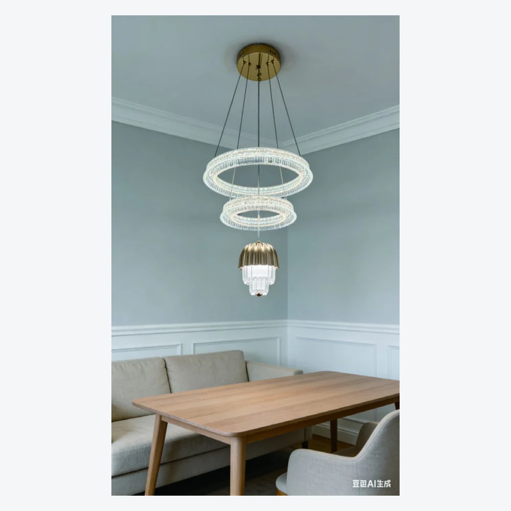 Suspension LED décorative pour salle à manger — modèle Y12454