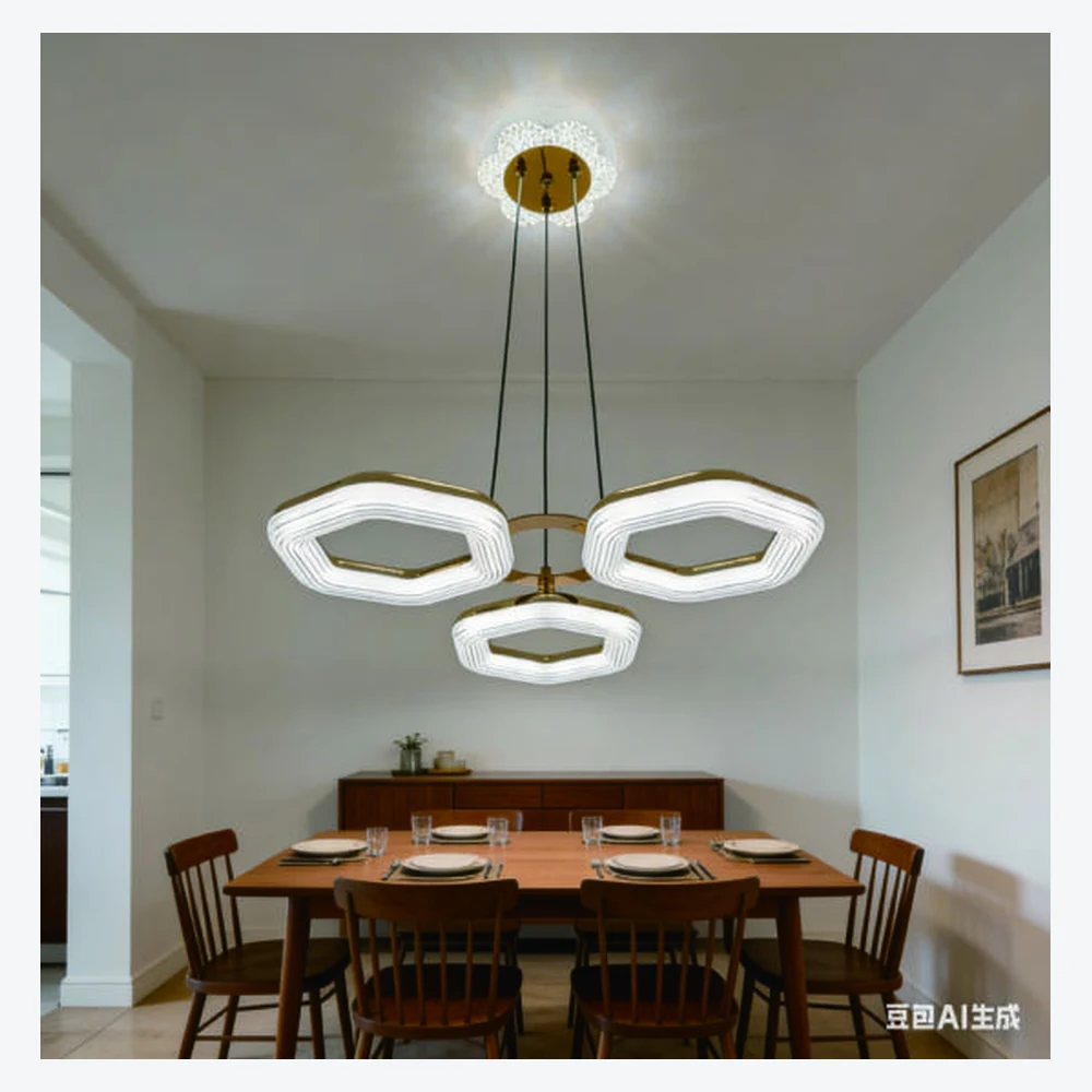 Suspension LED décorative pour salle à manger — modèle Y12468