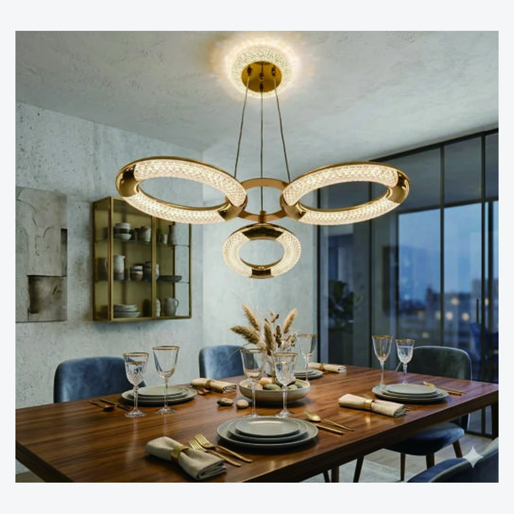 Suspension LED décorative pour salle à manger — modèle Y12476
