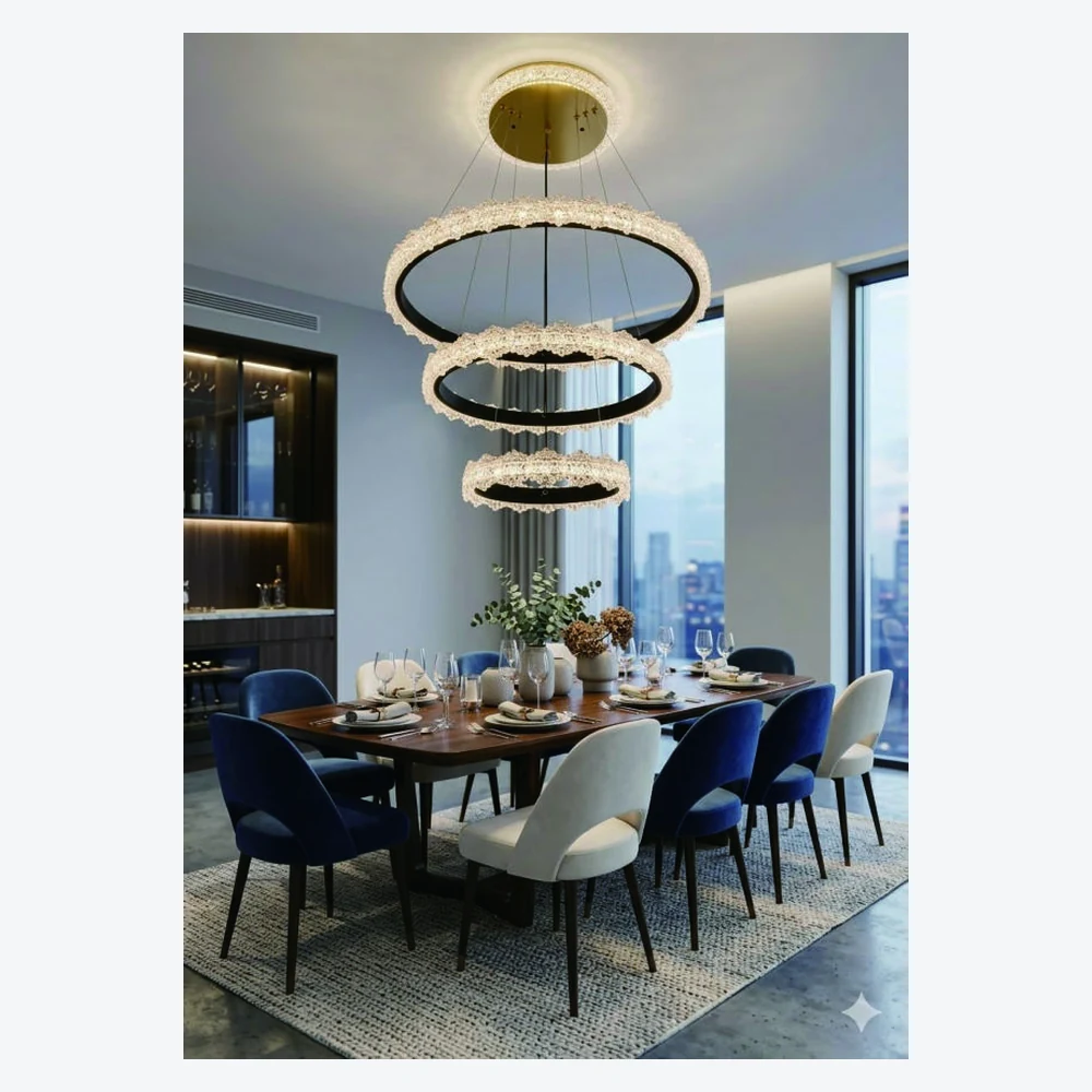 Suspension LED décorative pour salle à manger — modèle Y12477
