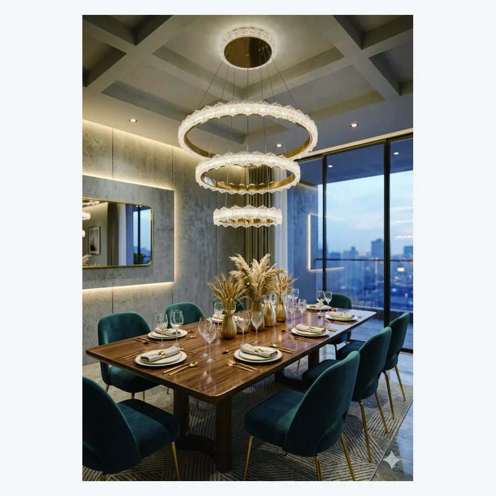 Suspension LED décorative pour salle à manger — modèle Y12482