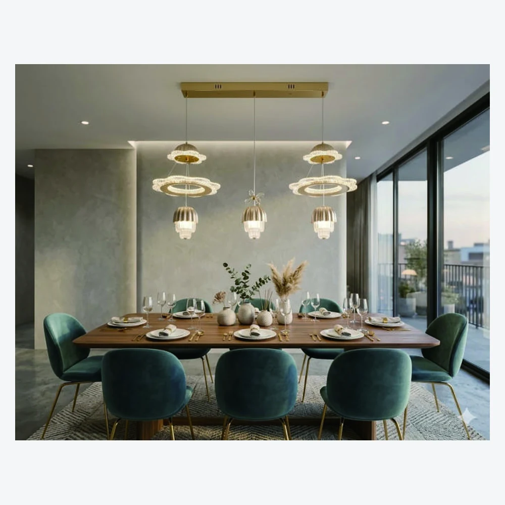 Suspension LED décorative pour salle à manger — modèle Y12484