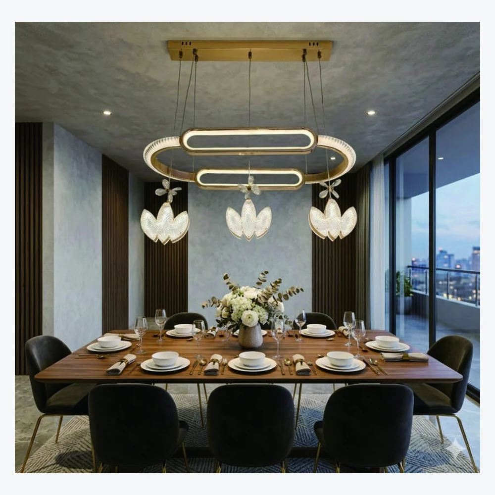 Suspension LED décorative pour salle à manger — modèle Y12485