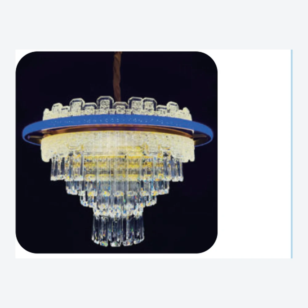 Lustre moderne en cristal transparent — série C40881